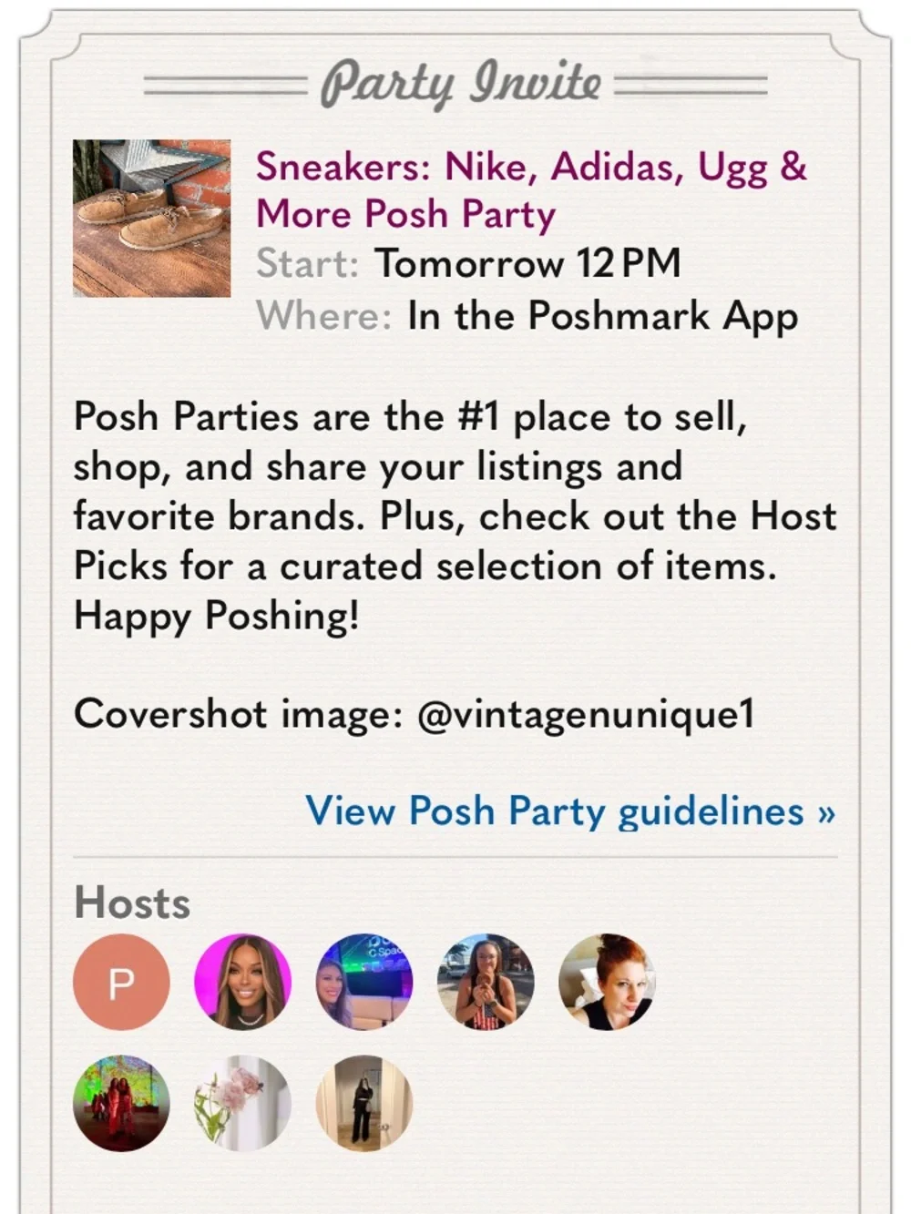 🎊POSH PARTY 🎉 Best in SNEAKERS✅ Tues. 7/21 @12 EST